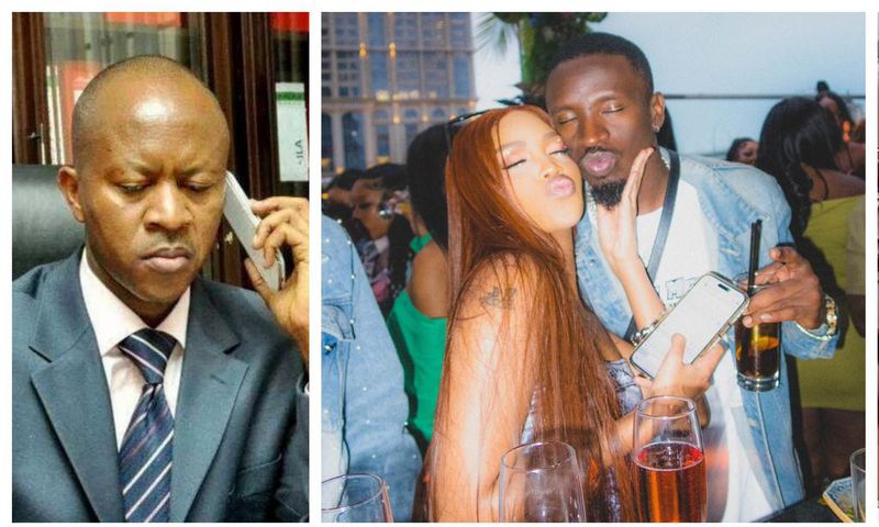 Sheillah Gashumba says she has not spoken to her dad Frank (L) since last year