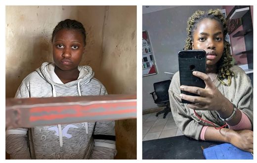 Queen Kaftah (L) who was accused of battering Pretty Nicole is now a free woman