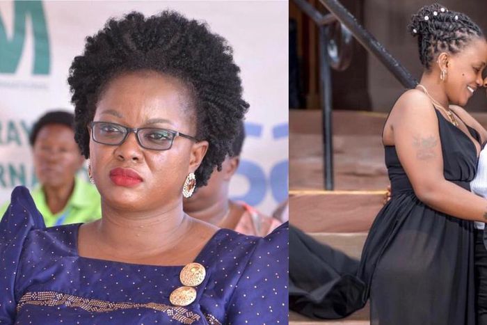 Susan Makula and Julie Birungi and her partner