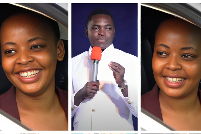 Fifi Kyomugisha and Pastor Andrew Jengo