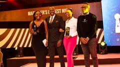 L-R: Rita Arinaitwe-Digital Director, Odongkara James the Art Director, Rona Atukunda the Digital Executive and Fortunate Bakka the Accounts Manager at Zeus