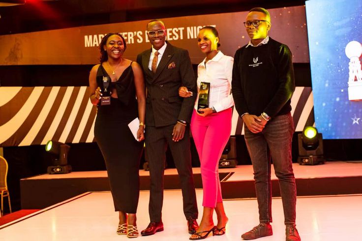 L-R: Rita Arinaitwe-Digital Director, Odongkara James the Art Director, Rona Atukunda the Digital Executive and Fortunate Bakka the Accounts Manager at Zeus
