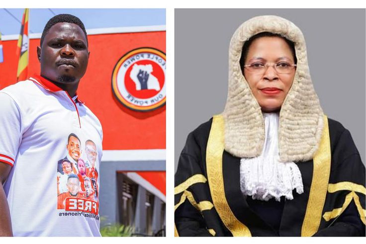 Speaker Anita Among and Francis Zaake