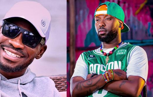Bobi Wine and Eddy Kenzo