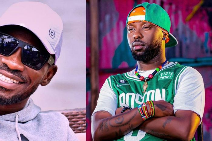 Bobi Wine and Eddy Kenzo