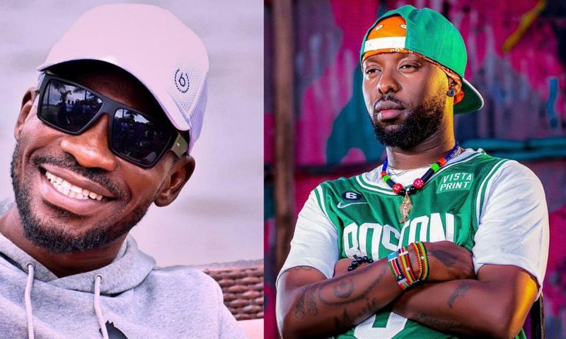 Bobi Wine and Eddy Kenzo