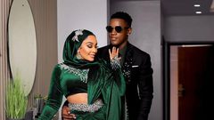 Businesswoman Zari Hassan with her husband Shakib Lutaaya