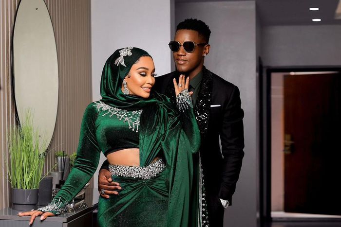 Businesswoman Zari Hassan with her husband Shakib Lutaaya