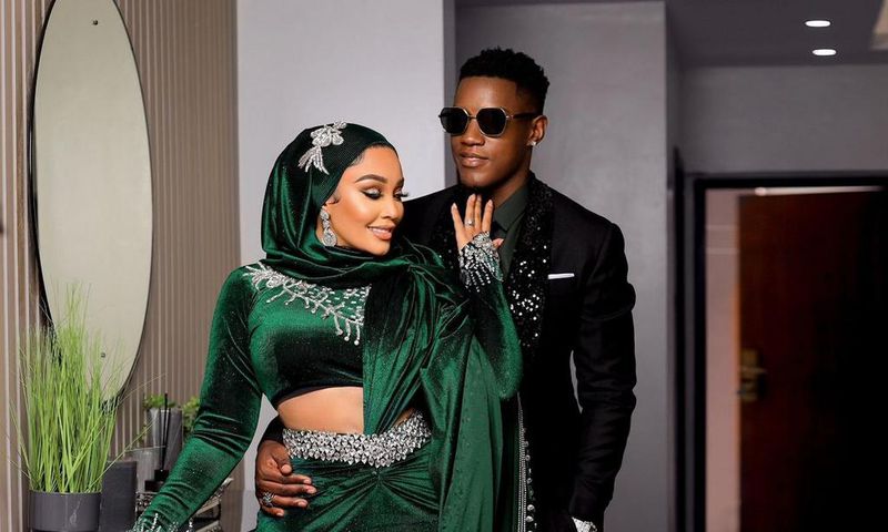 Businesswoman Zari Hassan with her husband Shakib Lutaaya
