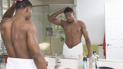 Before shower