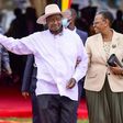 President Yoweri Museveni was in the company of the First Lady and Minister of Education and Sports Janet Museveni