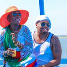 Singer Akothee and her Manager Nelly Oaks.