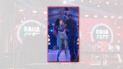 Shensea was whisked off the stage by security at Raha Fest Concert in Nairobi