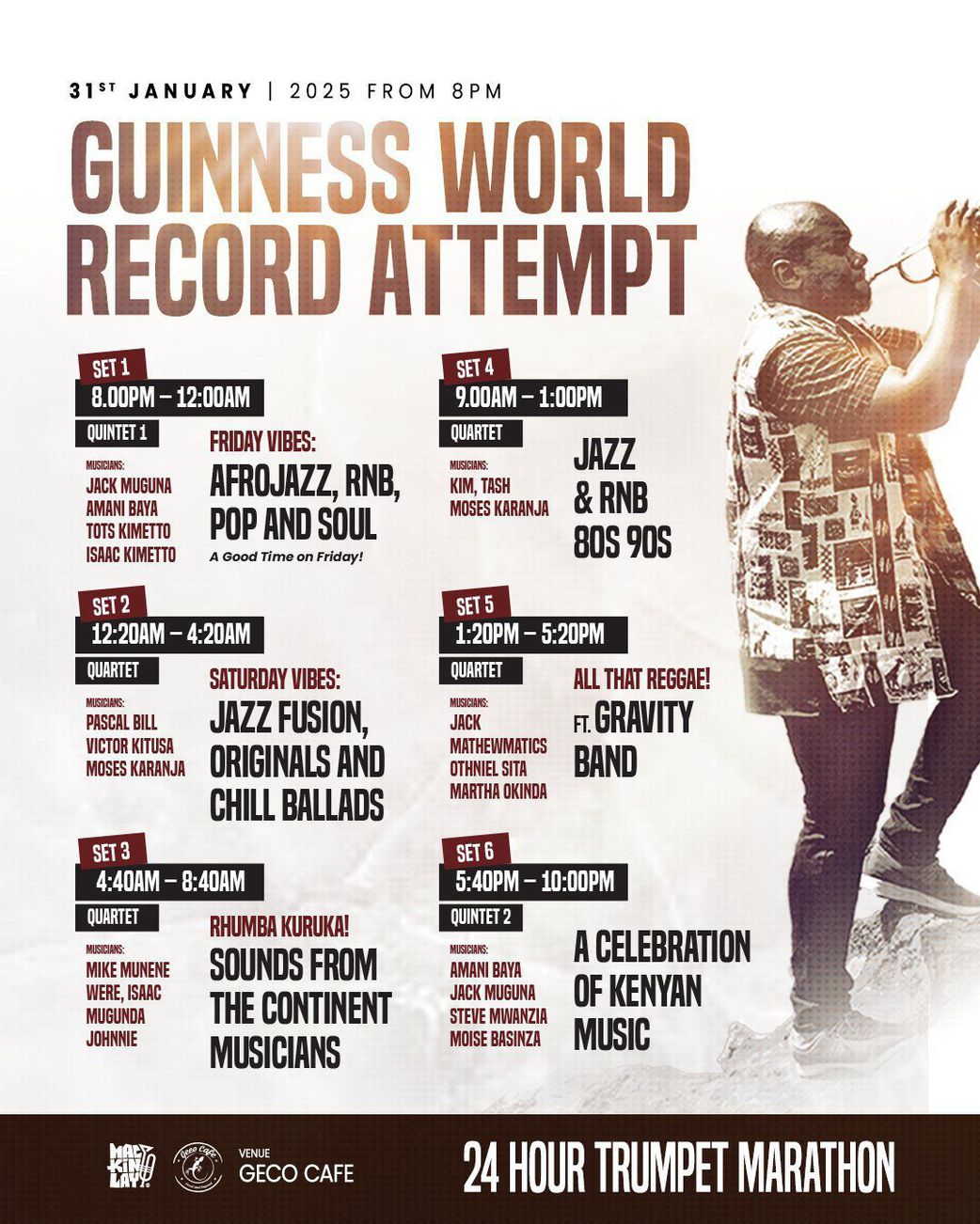 Guinness World Record Attempt: Inside Mackinlay Music’s 24 hour trumpet marathon