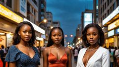 An AI-generated image of Nairobi girl