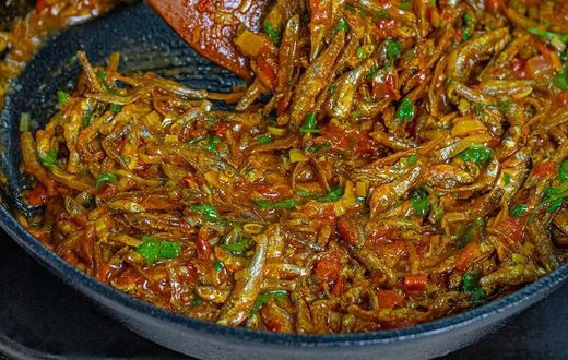 Fried omena