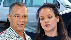 File image of Rihanna's father Ronald Fenty with the singer