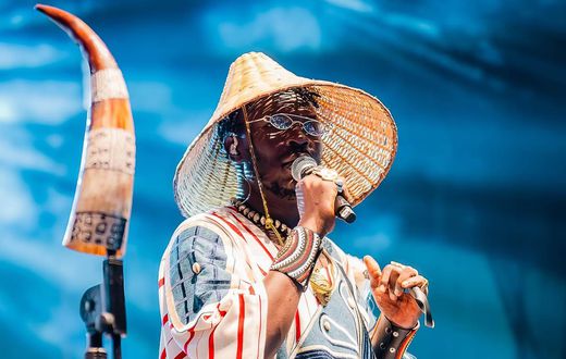 Coster Ojwang performing at Fish Market Live at Uhuru Gardens, Nairobi on June 27, 2025