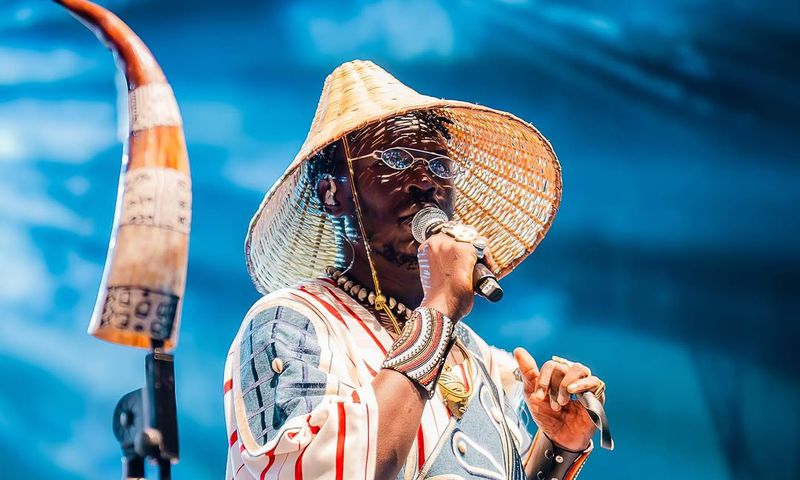 Coster Ojwang performing at Fish Market Live at Uhuru Gardens, Nairobi on June 27, 2025