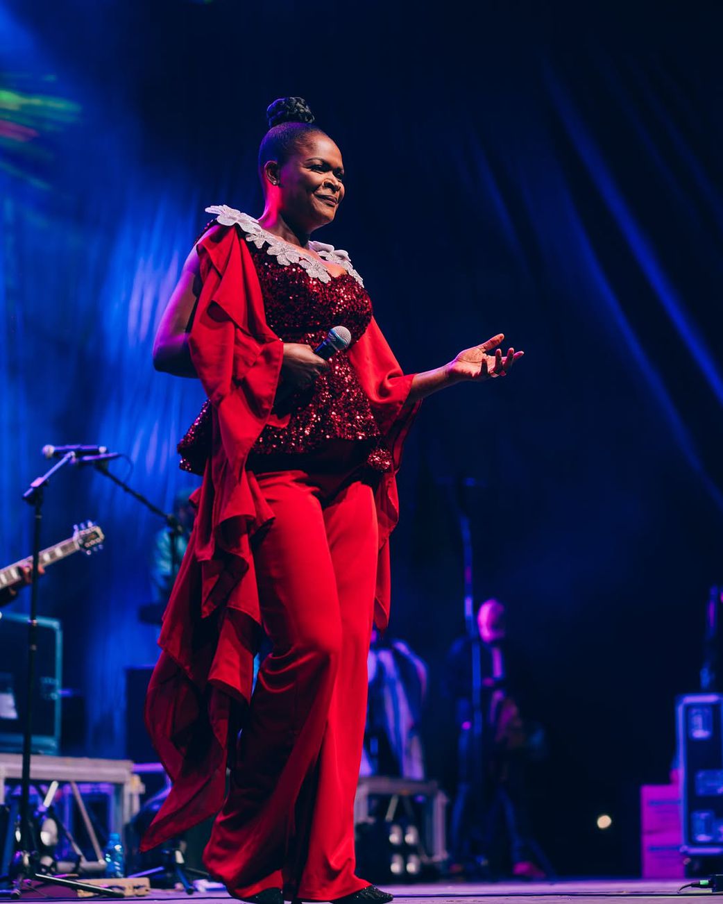 Suzanna Owiyo performing at Fish Market Live at Uhuru Gardens, Nairobi on June 27, 2025