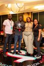 Boniswa Sidwaba, Head of Content Operations for TikTok in Sub-Saharan Africa with the winners of the 'Always On' Award