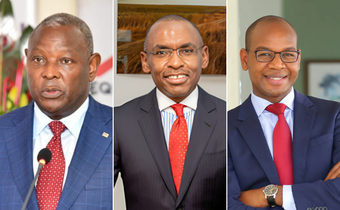 A collage of James Mwangi, Peter Ndegwa and Joshua Oigara