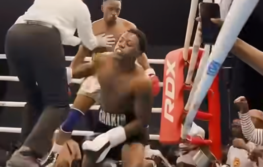 Shakib when he was knocked out by Rickman
