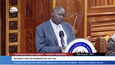 Katwa Kigen representing Kericho Governor Erick Mutai