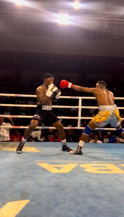 Ugandan entertainers Shakib and Rickman in boxing match