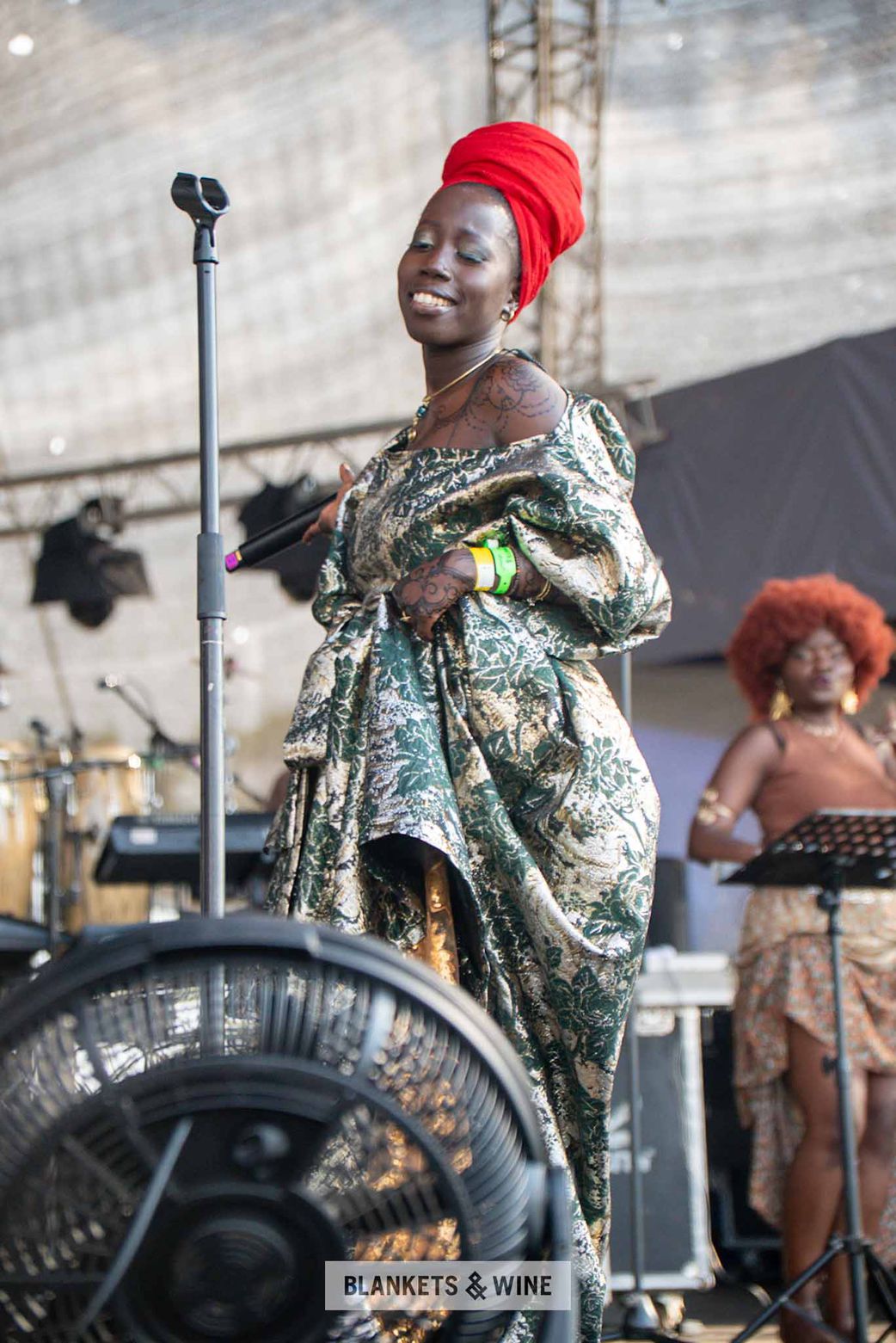 Zaituni performing at Blankets & Wine on September 28, 2025