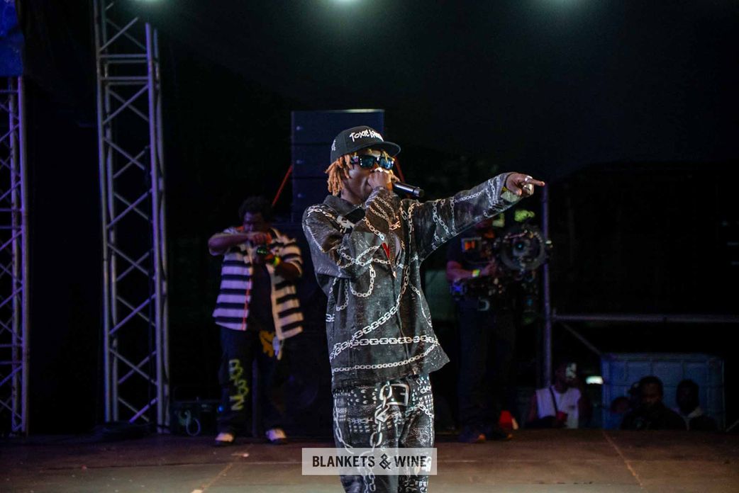 Toxic Lyrical performs at Blankets & Wine on September 28, 2025