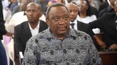 File image of former President Uhuru Kenyatta