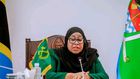 Samia Suluhu Hassan who was decalred the president-elect with 97.66 per cent of votes cast