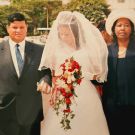 Media personality Julie Gichuru with her father, the late Farooq Asif Butt, Lt Col (Ret)