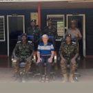 Julie Gichuru's father, the late Farooq Asif Butt, Lt Col (Ret)  seated in the middle