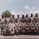 Julie Gichuru's father, the late Farooq Asif Butt, Lt Col (Ret) with colleagues in the military