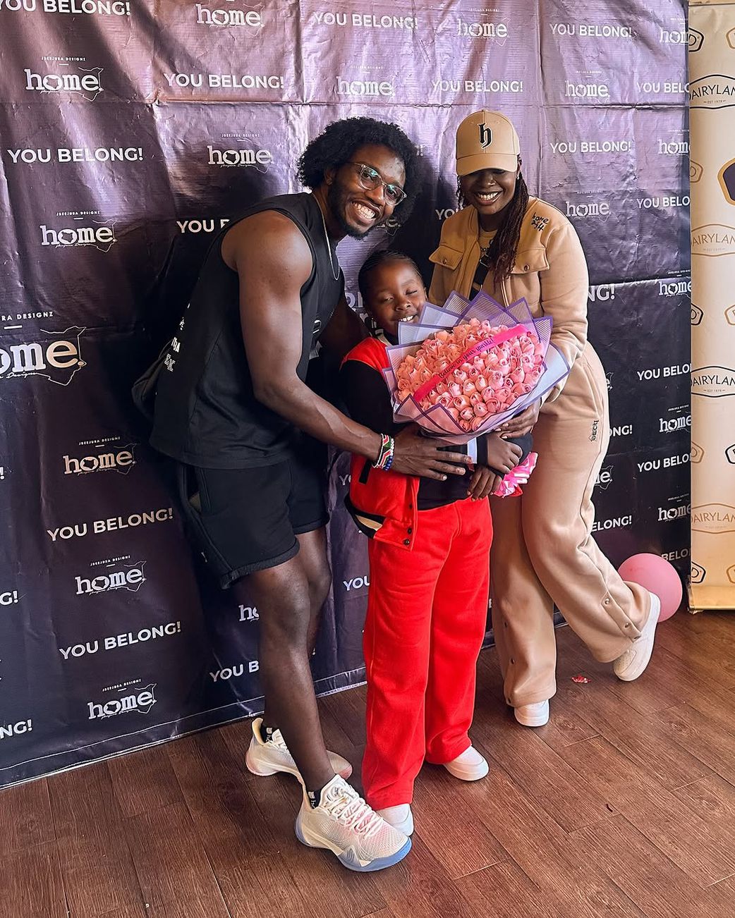 Mueni Bahati & her mother Yvette Obura and the CEO of Home254 Kids brand