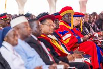 President William Ruto at Tangaza University for the inaugural graduation ceremony on November 15, 2024