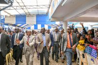 President William Ruto and other leaders during a church service at Jesus Winner Ministry, Roysambu, Nairobi county on Sunday, March 2, 2025