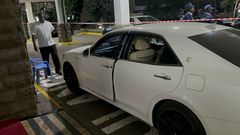Kasipul Member of Parliament Charles Were's car