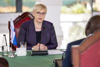 Slovenian President Nataša Pirc Musar in a meeting with President William Ruto during her visit to Kenya in June 2025