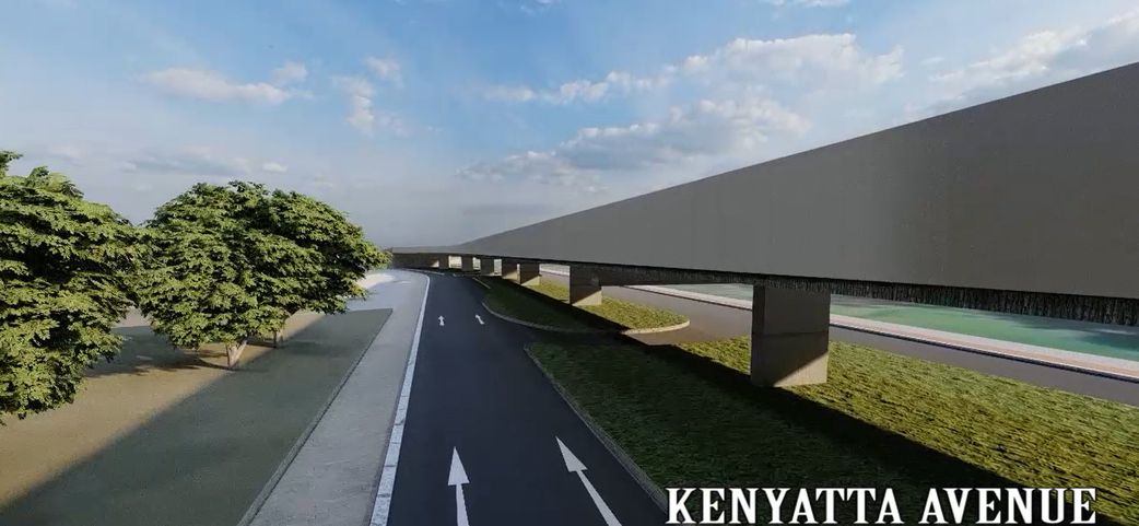 A visual of what Kenyatta Avenue will look like after KURA constructions