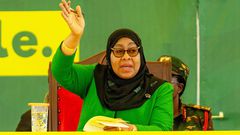 Tanzanian President Samia Suluhu Hassan