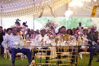 President Wiliam Ruto, National Assembly Speaker Moses Wetangula and CS Wycliffe Oparanya were among guests as Senator Allan Chesang sealed his romance with Chanelle Kittony in an elaborate chaik ceremony.