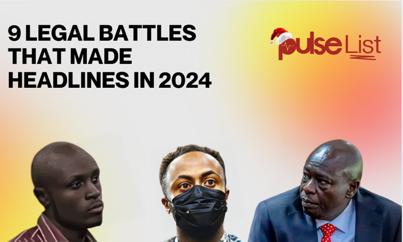 9 legal battles that made headlines in 2024