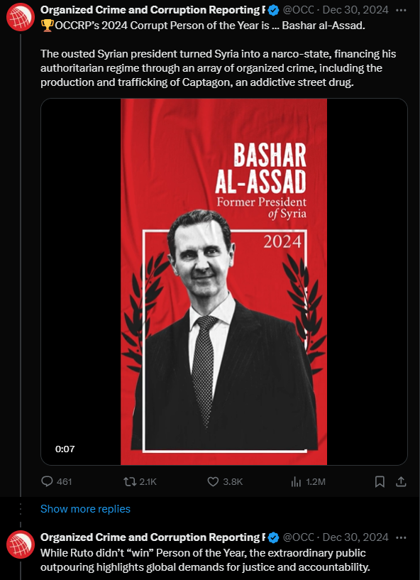 OCCRP’s 2024 Corrupt Person of the Year