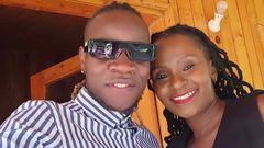 Gospel singer Guardian Angel with his wife Esther Musila
