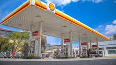A shell petrol station