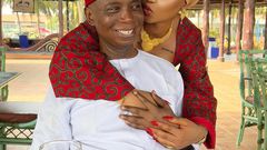 Nigerian politician Prince Chinedu Munir Nwoko with his 6th wife Regina Daniels
