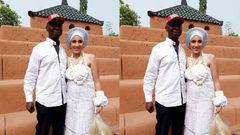 Nigerian politician Prince Chinedu Munir Nwoko with his 5th wife Lina Nwoko